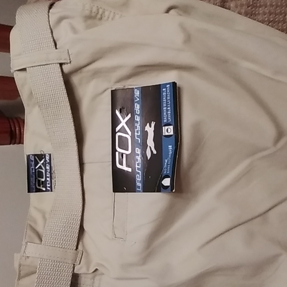 Mens Fox beige walking shorts size 44 - Picture 3 of 6